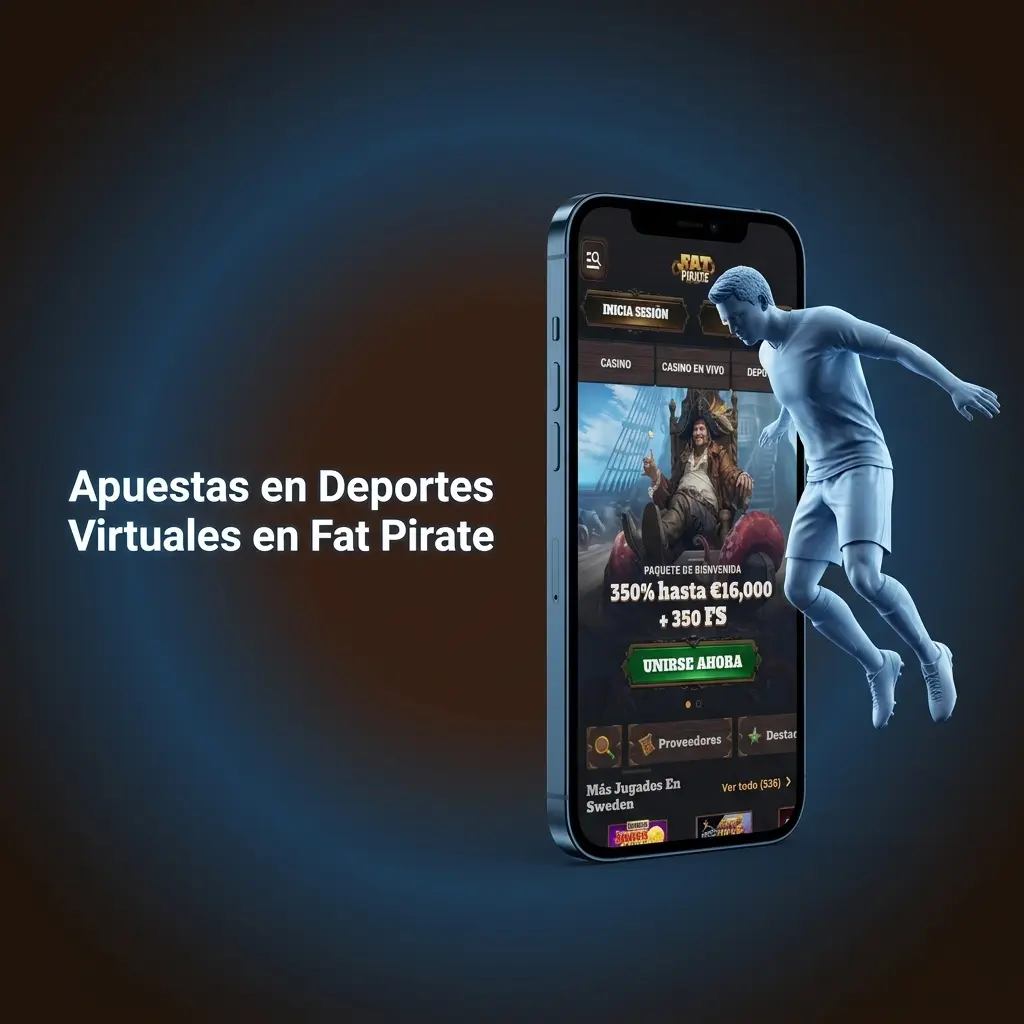 Apuestas en deportes virtuales Fat Pirate: fútbol, tenis, caballos y motos disponibles 24 horas