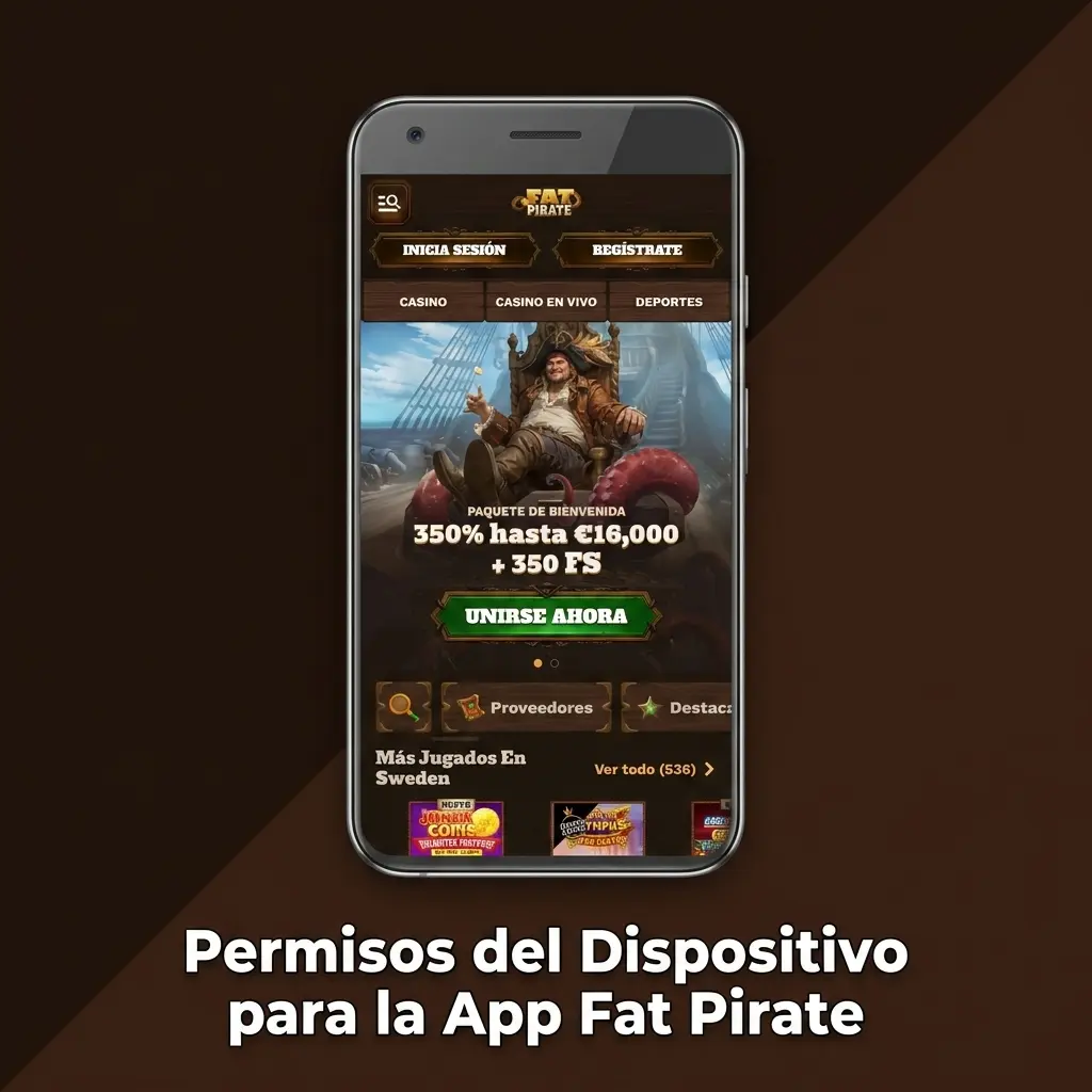 Permisos que solicita la app Fat Pirate APK en Android: almacenamiento, Internet, notificaciones, cámara y ubicación